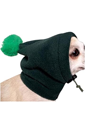 SUYGGCK Hunde-Baseballkappe Kleiner Fellball Haustierhut Warm Kordelzug Anpassung Hut Niedlich Winter Hundehut Fleece Welpe Outdoor Kälteschutzkappe Hund Kopfbedeckung-Haustier Kappe 5,S von SUYGGCK