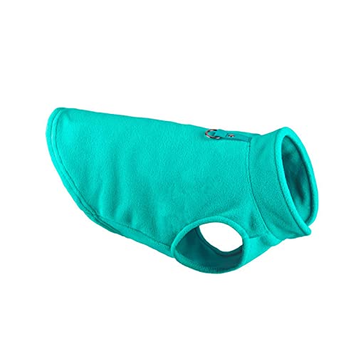 SUYGGCK Hundekleidung Winter Weiches Vlies Haustierhund Kleidung Welpe Kleidungsmantel Kostüme Jacke Für Kleine Hunde Weste-Ligth Green,XL von SUYGGCK