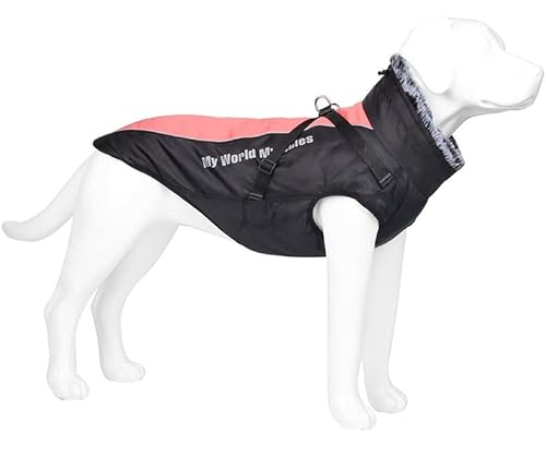 SUYGGCK Hundemantel Herbst- Und Winterdickte Hundekleidung Warme Reflektierende Jacke Geeignet Für Mittlere Und Große Hunde-C,6XL von SUYGGCK