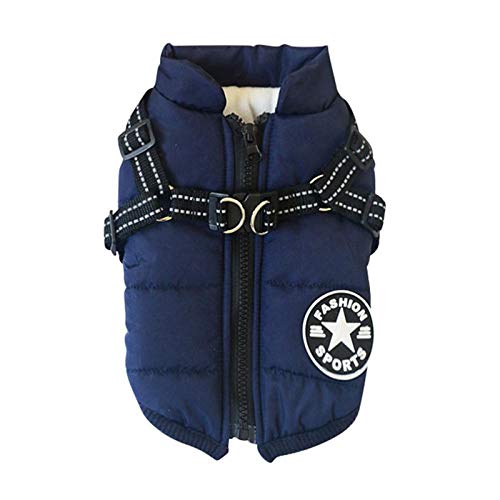 SUYIN Hundemantel Herbst Winter Welpe Winter Skianzug Kleidung Kleine Hundejacke Brust Rücken Kleidung Haustier Weste Mantel-DL_L. von SUYIN