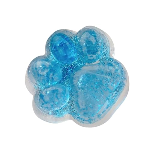 SVCEQZE Cat Paw Squeeze Toy, 7x6cm Cat Squishy Paw, Katzenpfoten Quetsch Spielzeug, Katzenpfoten Squishy, Buntes Katzenkrallen Quetschspielzeug, Cute Soft Cat Paw Squeeze Toys von SVCEQZE