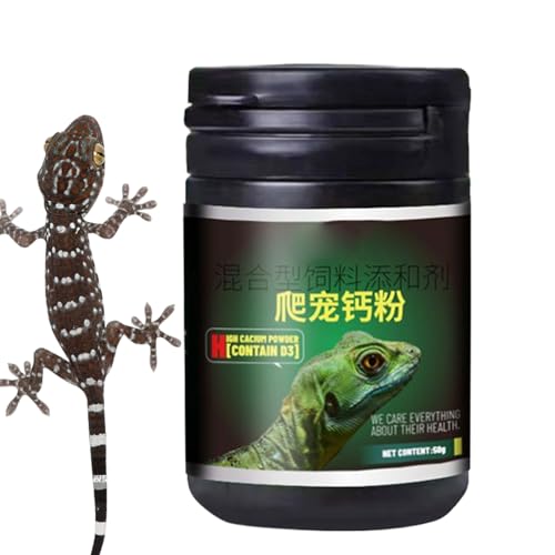 SVCEQZE Kalzium Für Reptilien - Amphibien Nahrungsergänzung | Gut für Bartagame Salamander Amphibien mit praktischem Messlöffel SVCEQZE Kalzium Für Reptilien - Amphibien Nahrungsergänzung | Gut für Bartagame Salamander Amphibien mit praktischem Messlöffel von SVCEQZE