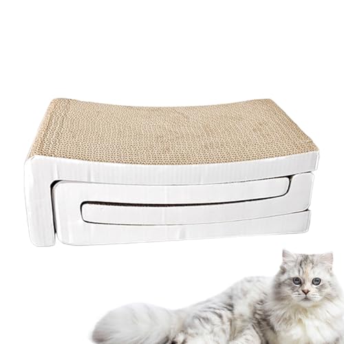 SVCEQZE Kratzbrett Für Katzen | Wellpappe Katzenspielmatte | Dicke Kratzmatte Mit Spiel- Und Schlaffunktion Für Klettern, Innenbereich Und Fensterbereiche SVCEQZE Kratzbrett Für Katzen | Wellpappe Katzenspielmatte | Dicke Kratzmatte Mit Spiel- Und Schlaffunktion Für Klettern, Innenbereich Und Fensterbereiche von SVCEQZE