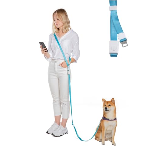SVD.PET 3-in-1-Hundeleine, vielseitige Crossbody-Hundeleine mit leicht zu öffnender Schnalle, einfach an Ihren Körper und Handgelenk anzupassen, zum Spazierengehen, Joggen und Laufen mit Ihrem Hund von SVD.PET