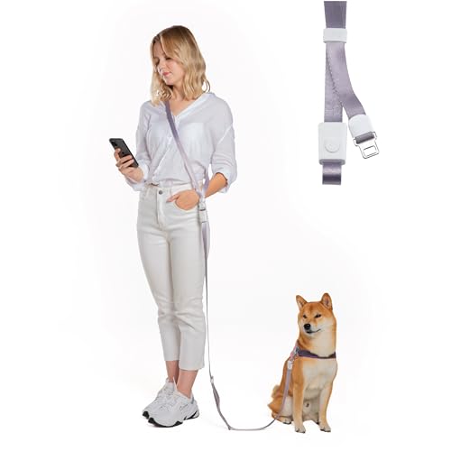 SVD.PET 3-in-1-Hundeleine, vielseitige Crossbody-Hundeleine mit leicht zu öffnender Schnalle, einfach an Ihren Körper und Handgelenk anzupassen, zum Spazierengehen, Joggen und Laufen mit Ihrem Hund von SVD.PET