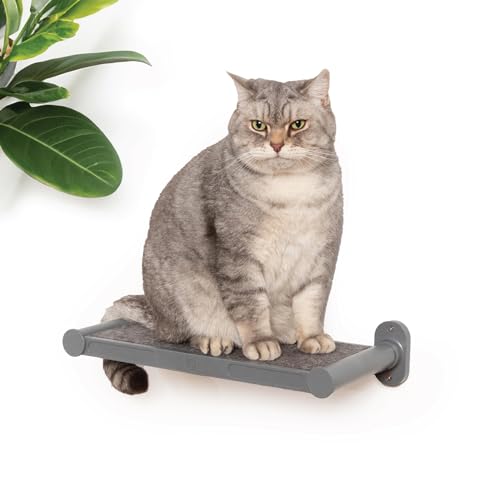 SVD.PET Katzen-Wandregale, 43,2 x 20,3 cm, Katzen-Wandmöbel mit Filz-Pad, einfaches und modernes Design, Wandmontage, Katzenplattformen, einfach zu installieren und zu reinigen, Katzen-Sitzstange zum von SVD.PET