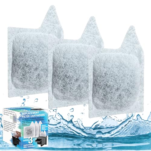 SW PRODUCTS Filterkartuschen Ersatzkartusche für Koller Products Fish Aquarium - XS, Weiß, 3 Stück Set von SW PRODUCTS