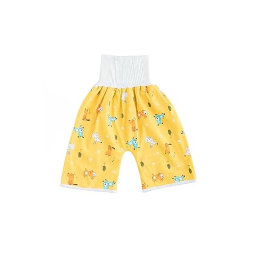 Baby Training PANTS™ - TÖPFCHENTRAINING MIT PFIFF - ÜBUNGSHOSEN (Gelb Hund,L) von SWZEC