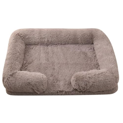 Dr Pfoten HundeTraum™ - Das orthopädische Bett für erholsamen Schlaf (XL110X70CM,Braun) von SWZEC