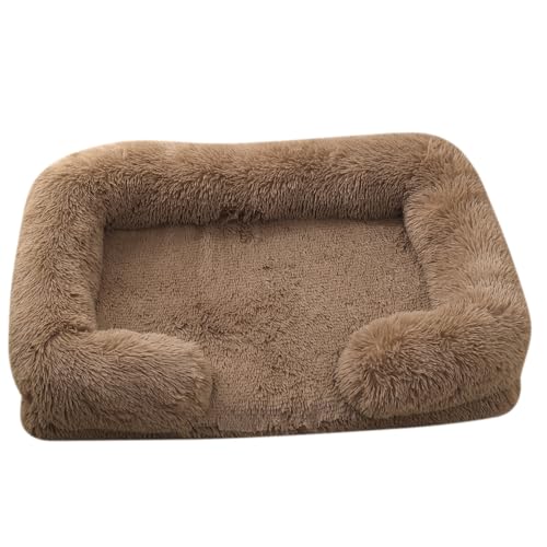 Dr Pfoten HundeTraum™ - Das orthopädische Bett für erholsamen Schlaf (XL110X70CM,Kaffee) von SWZEC