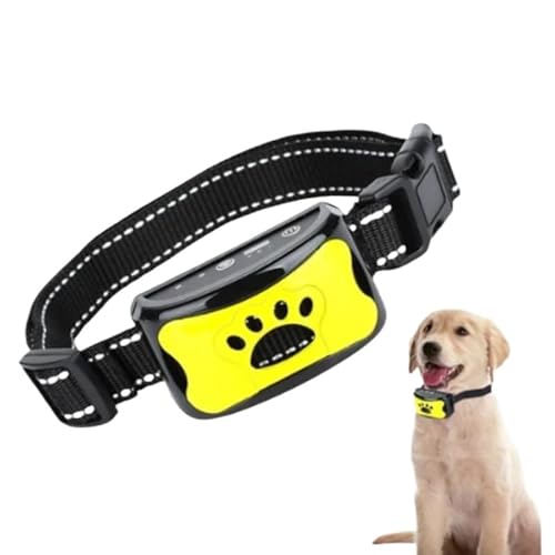 Emmalove - Anti-Bell-Halsband für Hunde (tierfreundlich) (Yellow) von SWZEC