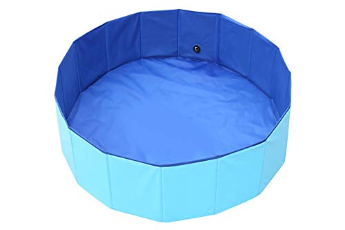 Hundeliebling PawPool™ Hundepool für den Sommer (L(80×30cm),Blau) von SWZEC