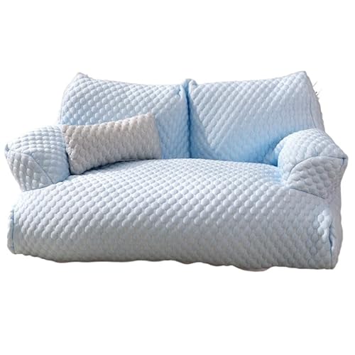 SWZEC Berif - Haustier-Kühlsofa™ Atmungsaktiv und waschbar.Tier-Herzen - Kühlendes Sofa für Haustiere. (XL,Blau) von SWZEC