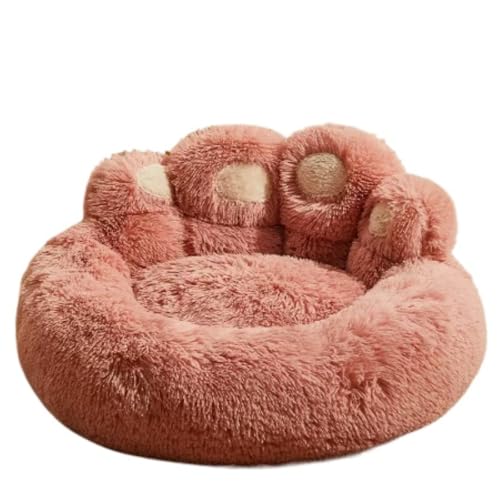 SWZEC Elegare Lidi - Riesenpfoten-Tierbett (L - 70cm,Rosa) von SWZEC