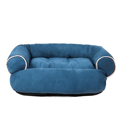 SWZEC Emmalove - Edles & Bequemes Hundesofa mit Polsterung (45x35cm,Blau) von SWZEC