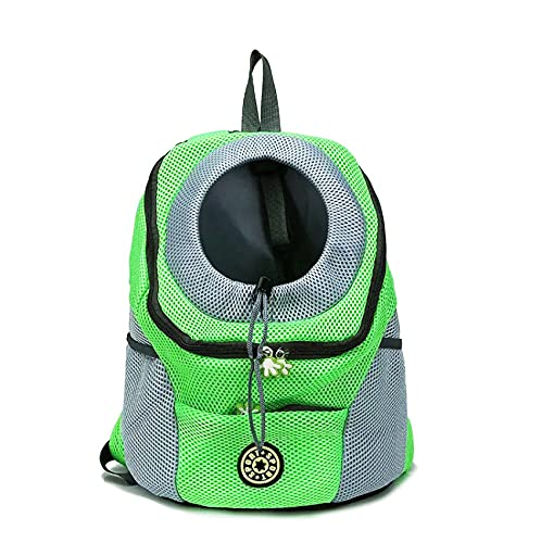 SWZEC Emmalove - Hunde-Rucksack (0-5 Kg (30x34x16cm),Grün) von SWZEC