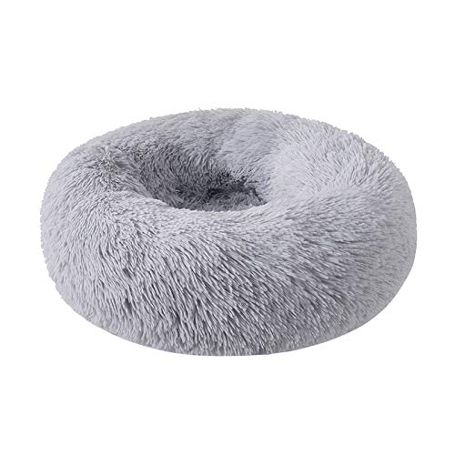 SWZEC Fell-Freund Flauschiges Hundebett Wolke 7 - das Original (5XL-120CM,Hellgrau) von SWZEC