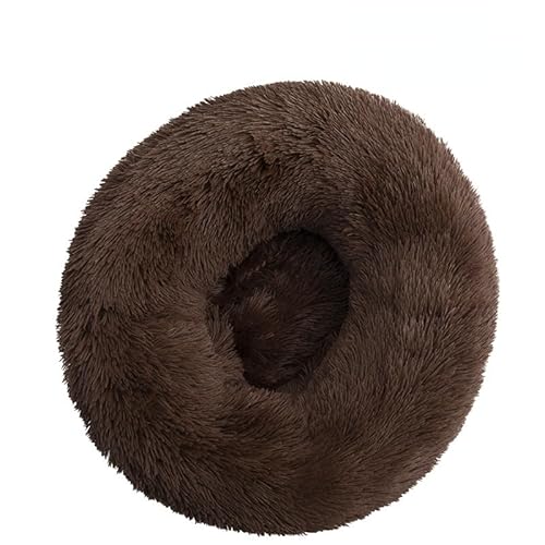 SWZEC Gladiatorzoo Hundebett - Wolke 7 - weiches Donut-Bett | Das Original (L-70CM,Braun) von SWZEC