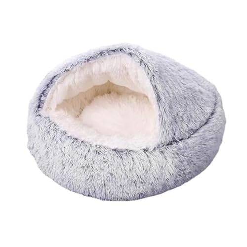 SWZEC HABOZ GoHöhle - Ergonomische Hundehöhle für gelenkschonende Schläfchen (40cm,Grau1) von SWZEC