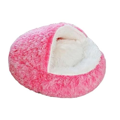 SWZEC HABOZ GoHöhle - Ergonomische Hundehöhle für gelenkschonende Schläfchen (60cm,Pink2) von SWZEC