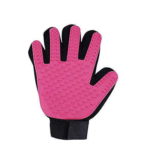 SWZEC Hundeliebling Fellpflegehandschuh (RECHTSHANDER,Pink) von SWZEC