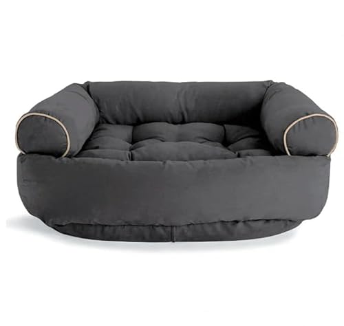 SWZEC Hundeliebling OrthoDog® - Beruhigendes Hundesofa mit weicher Polsterung (105x65cm,ANTHRAZITGRAU) von SWZEC