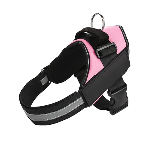 SWZEC Personalisiertes Anti-Zug Hundegeschirr Hundeliebling (M,Pulver) von SWZEC