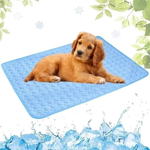 SWZEC Pfotenmond Premium Dog Cooling Mat,Kühlmatte Hund von SWZEC