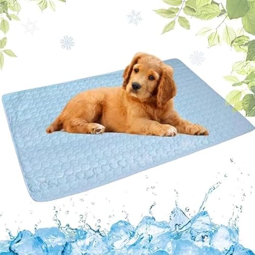 SWZEC Pfotenmond Premium Dog Cooling Mat,Kühlmatte Hund von SWZEC