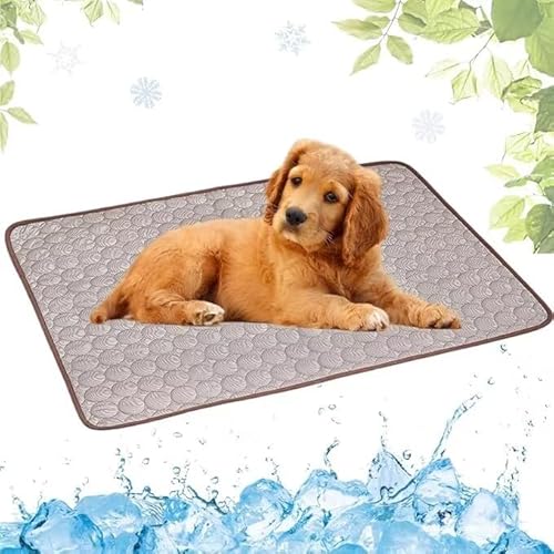 SWZEC Pfotenmond Premium Dog Cooling Mat,Kühlmatte Hund von SWZEC