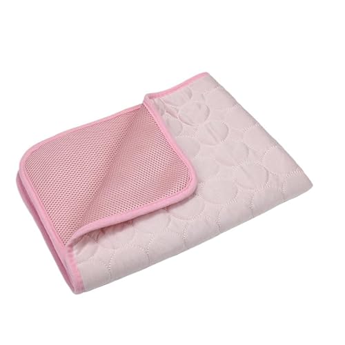 SWZEC Premium Kühlmatte V.3. für Hunde - Schlauwiewau™ (L-70X55CM,Rosa) von SWZEC