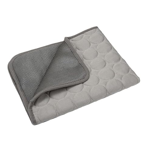 SWZEC Premium Kühlmatte V.3. für Hunde - Schlauwiewau™ (XXL-150X100CM,Grau) von SWZEC