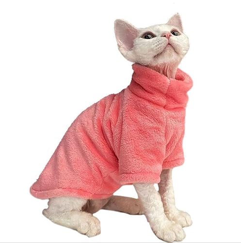 SWZEC Wahre Katzenliebe™ Fleece Pullover (M—(2.5—3KG),Rot) von SWZEC