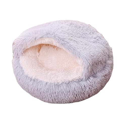 SWZEC dr Pfoten kuschelhöhle das traumbett für ultimativen Komfort (50cm,Grau) von SWZEC