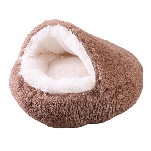 SWZEC dr Pfoten kuschelhöhle das traumbett für ultimativen Komfort (65cm,Braun) von SWZEC