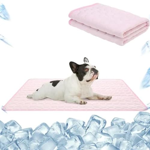 SWZEC hundeliebling pet cool v.3 - Premium kühlmatte für Hunde (XL100X70,Pink) von SWZEC