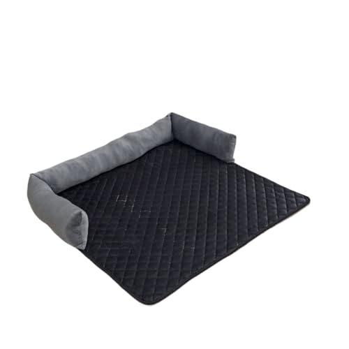 Schlauwiewau CozyCouch© Hundebett Emmalove.hundeliebling CozyProtect® Beruhigender Sofa- und Möbelschutz (75 * 120cm,Schwarz) von SWZEC