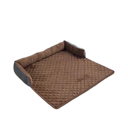 Schlauwiewau CozyCouch© Hundebett Emmalove.hundeliebling CozyProtect® Beruhigender Sofa- und Möbelschutz (90 * 90cm,Braun) von SWZEC