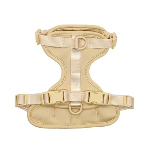 Welldog Hundegeschirr – Ergonomisch No-Pull 3 D-Ringe(L,Beige) von SWZEC