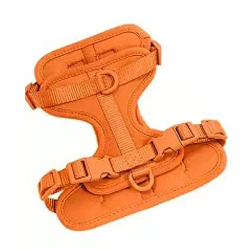 Welldog Hundegeschirr – Ergonomisch No-Pull 3 D-Ringe(M,Orange) von SWZEC