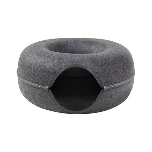 Wuffy™ 'Peek-A-Boo' Katzentunnel (L,Schwarz) von SWZEC