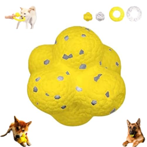 The Mellow Dog Calming Ball, Yellow Calming Dog Ball, Dog Toy Calming Ball, Sports Pet High Bounce Balls,Dog Toys Ball,The Doggy disc Ball,Chewer Calming Ball Dog Toys (Plan A1) von SYDXGD