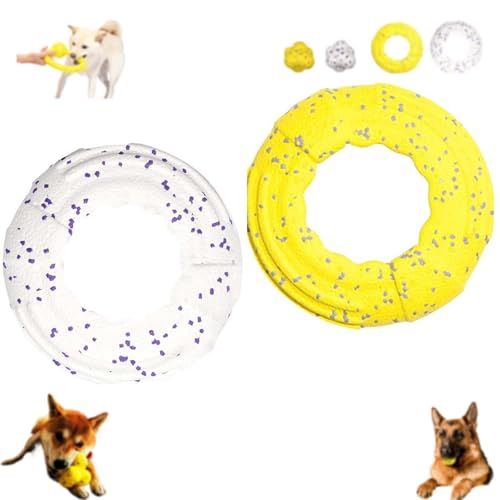 The Mellow Dog Calming Ball, Yellow Calming Dog Ball, Dog Toy Calming Ball, Sports Pet High Bounce Balls,Dog Toys Ball,The Doggy disc Ball,Chewer Calming Ball Dog Toys (Plan E) von SYDXGD