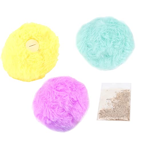 SYH&AQYE Colorful Cat Pom Pom Ball Toys, Interactive Playing Cat Hunting Toy Ball, Cat Enrichment Toys, Interactive Cat Toy Balls for Indoor Cats Kitten Exercising Playing von SYH&AQYE