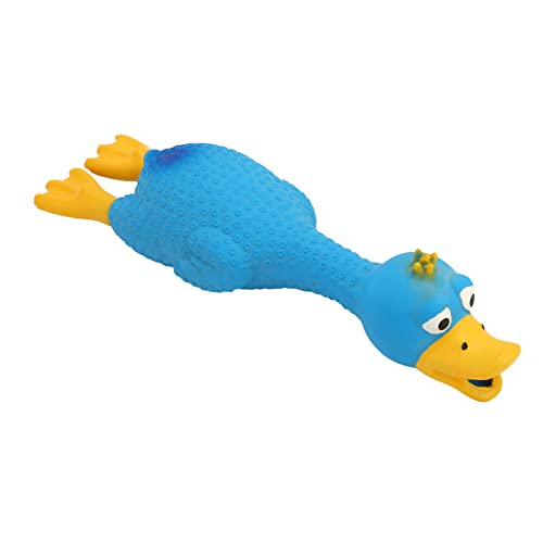 SYH&AQYE Latex Duck Dog Toys, Squawking Latex Haustierspielzeug mit interaktivem Quietschen, Quietschende Entenhundspielzeug für Hunde Welpen von SYH&AQYE