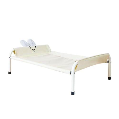 Hundenest Hundecampingbett Sommer Kleine Hundehütte Abnehmbares und waschbares Hundebett Katzenbett Haustierspezifisch Haustierbett(Beige,L-96 * 73 * 24.5) von SYLGXH