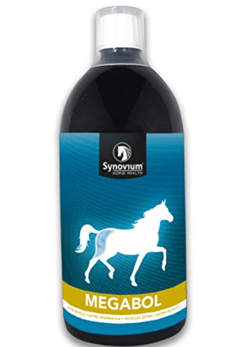 SYNOVIUM® Megabol - 960 ml - ist EIN Nahrungsergänzungsmittel für Ihr Pferd oder Pony (stimuliert das Muskelzellwachstum / (schlanke) Muskelmasse und für mehr von SYNOVIUM