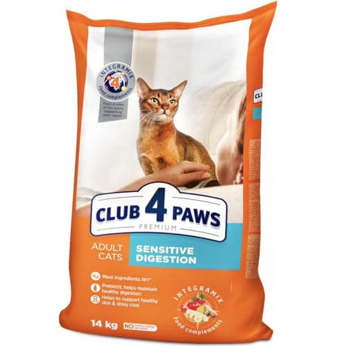 SYNTEZA Club4 Cat Trockenfutter für Katzen, 14 kg, empfindlich von SYNTEZA