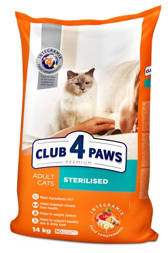 SYNTEZA Club4 Cat Trockenfutter für Katzen, 14 kg, sterilisiert von SYNTEZA