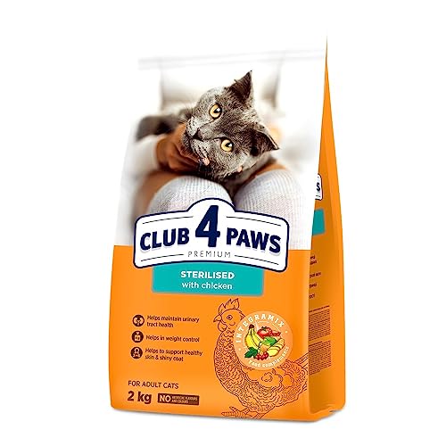 SYNTEZA Club4 Katzenfutter, 2 kg, sterilisiert, 4 Stück von SYNTEZA